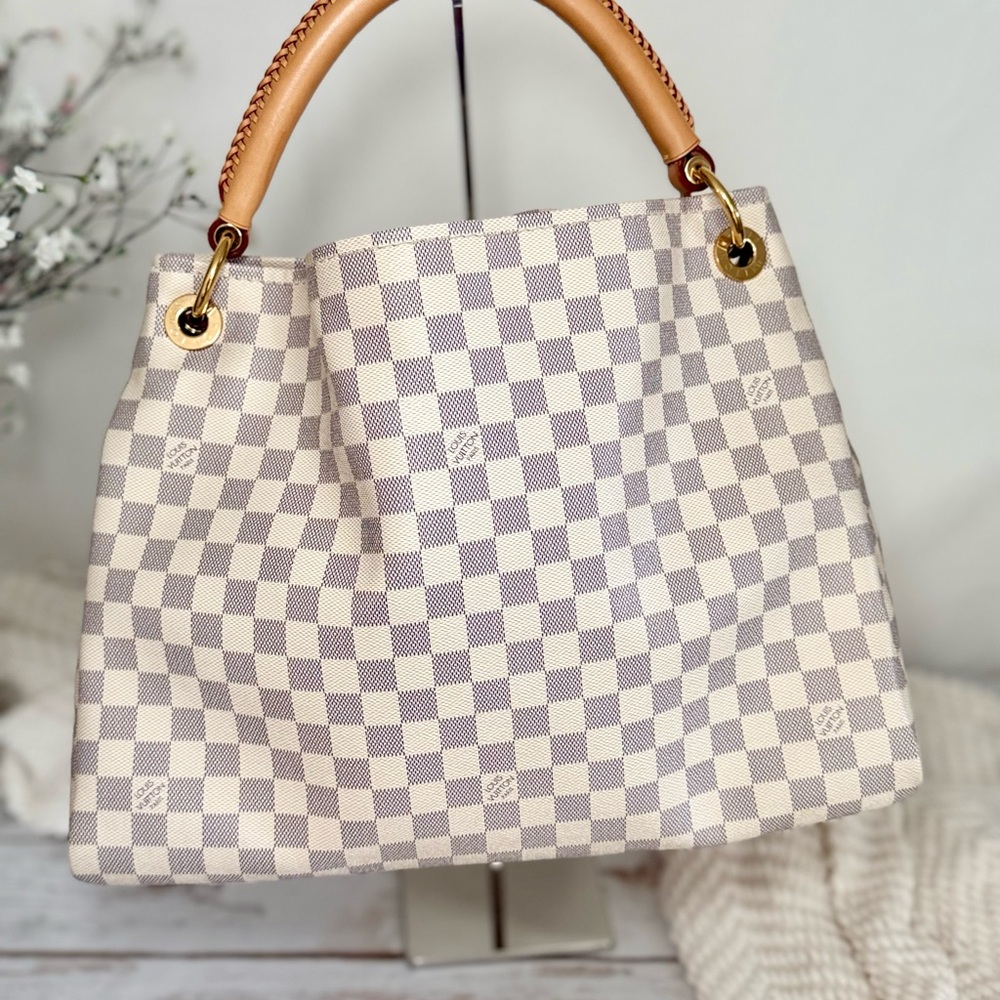 🌸 AUTHENTIC 🦄 RARE Louis Vuitton Artsy MM Damier Azur ✨ - Picture 2 of 16